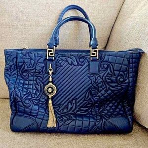 Blue Versace Handbag